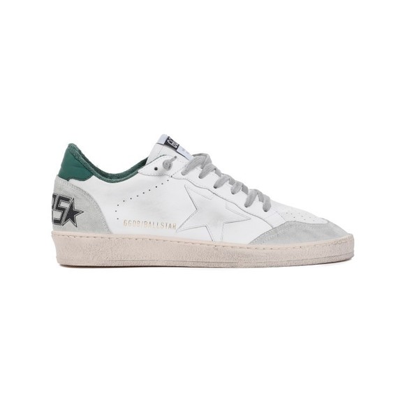 Golden Goose Ball Star White Green Polyurethane Sneakers - NWT - Picture 1 of 4